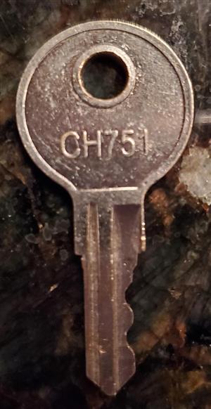 Southco CH751 [IN8 BLANK] RV Replacement Key Series