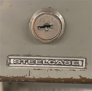 Steelcase FR14 File Cabinet Lock Key                                                                                                                                                                                                                                                                                                                                                                                                                                                                                