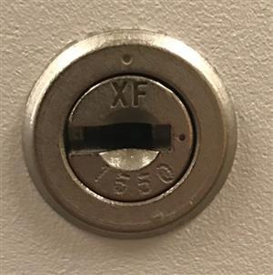 Steelcase XF1550 File Lock Key                                                                                                                                                                                                                                                                                                                                                                                                                                                                                      