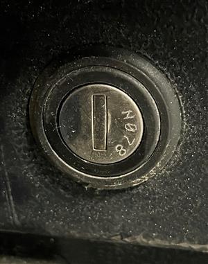 Thule N078 Roof Rack Lock Key                                                                                                                                                                                                                                                                                                                                                                                                                                                                                       