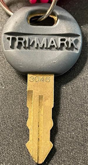 TriMark 3046 Lock Key                                                                                                                                                                                                                                                                                                                                                                                                                                                                                               