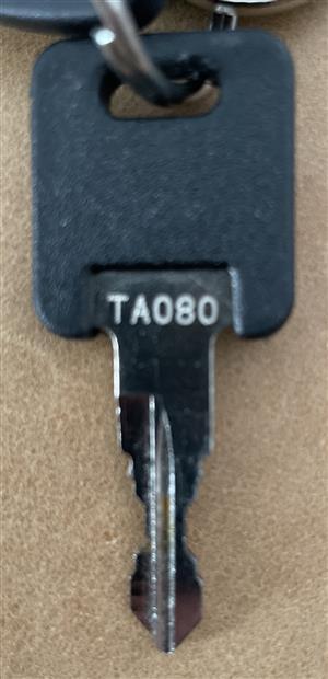Tri/Mark TA080 RV Lock Key                                                                                                                                                                                                                                                                                                                                                                                                                                                                                          