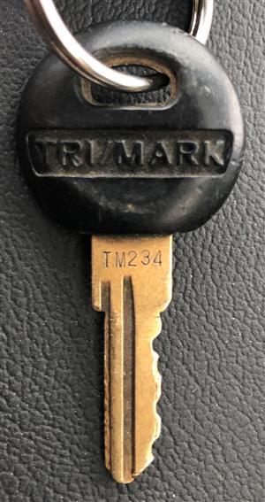 Tri/Mark TM234 Lock Key                                                                                                                                                                                                                                                                                                                                                                                                                                                                                             