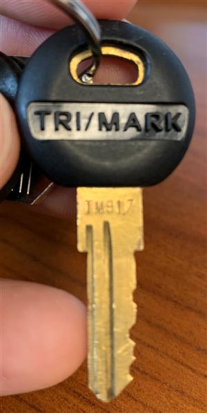 TriMark TM917 RV Lock Key                                                                                                                                                                                                                                                                                                                                                                                                                                                                                           