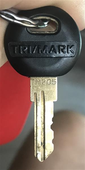 TriMark TM205 RV Replacement Key                                                                                                                                                                                                                                                                                                                                                                                                                                                                                                