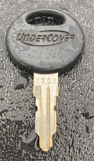 Undercover 230R Lock Key                                                                                                                                                                                                                                                                                                                                                                                                                                                                                            